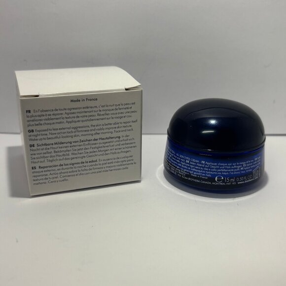 Biotherm Blue Therapy Night Cream Visible Signs Aging Repair 15ml/0.5fl oz New - Picture 2 of 2